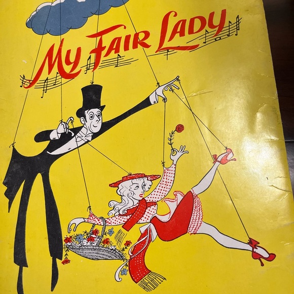 Rare “My Fair Lady” Playbill from New York City Center- Al Hirshfeld cover - Picture 6 of 7